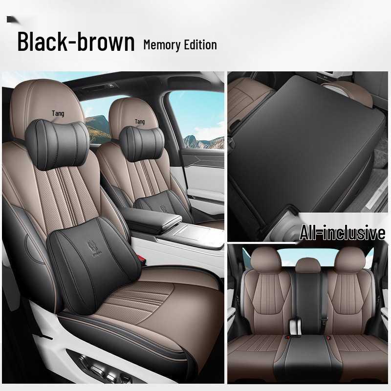 BYD Tang L Full Coverage DMI/EV Seat Covers - Breathable Perforated Cushions for All Seasons