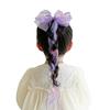 Spring Summer Fairy Bow Ribbon Hair Clips for Kids Girls Students Back Head Hair Accessories Sweet Elegant Adorable Must-Have