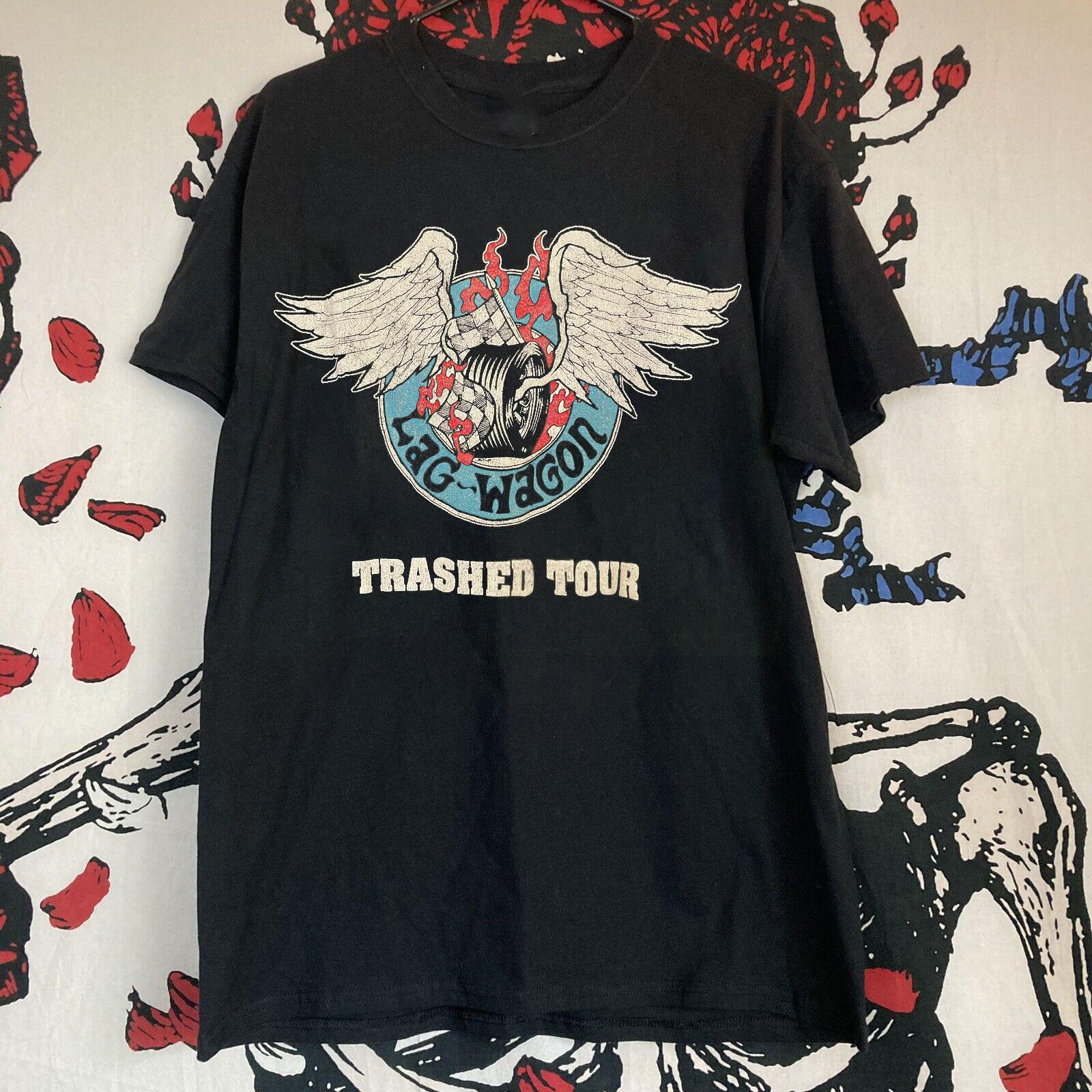 Футболка унисекс Lagwagon Band Trashed Tour Концертный Все размеры S-2345XL BL1173 4XL