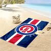 Toalha de Praia Estampa Chicago Cubs, Toalha Grande Macia de Secagem Rápida para Praia Camping Natação
