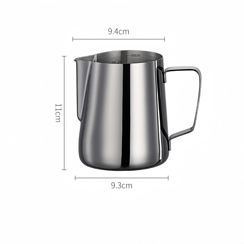 Upgraded Coffee Milk Frothing Pitcher Jug 304 Stainless Steel Precise Scale Steam Coffee Professional Advanced Coffee Utensils