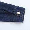 2024 Herbst/Winter Damen Vielseitiges Weiches Langarm-Revers-Denimhemd - Europäischer & Amerikanischer Stil