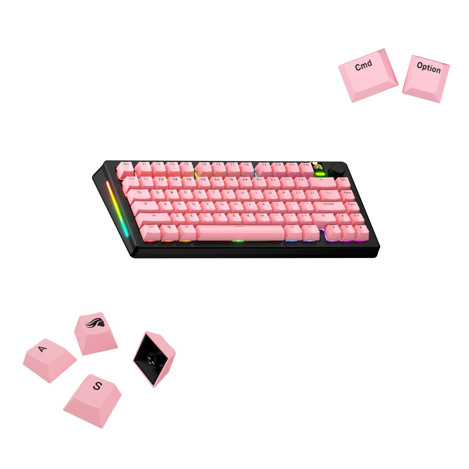 

Glorious GPBT Basics Keycaps Potion Pink US Retail KB0861 - - GLO-KB-ACC-KC-GPBT-BA-PPNK-US