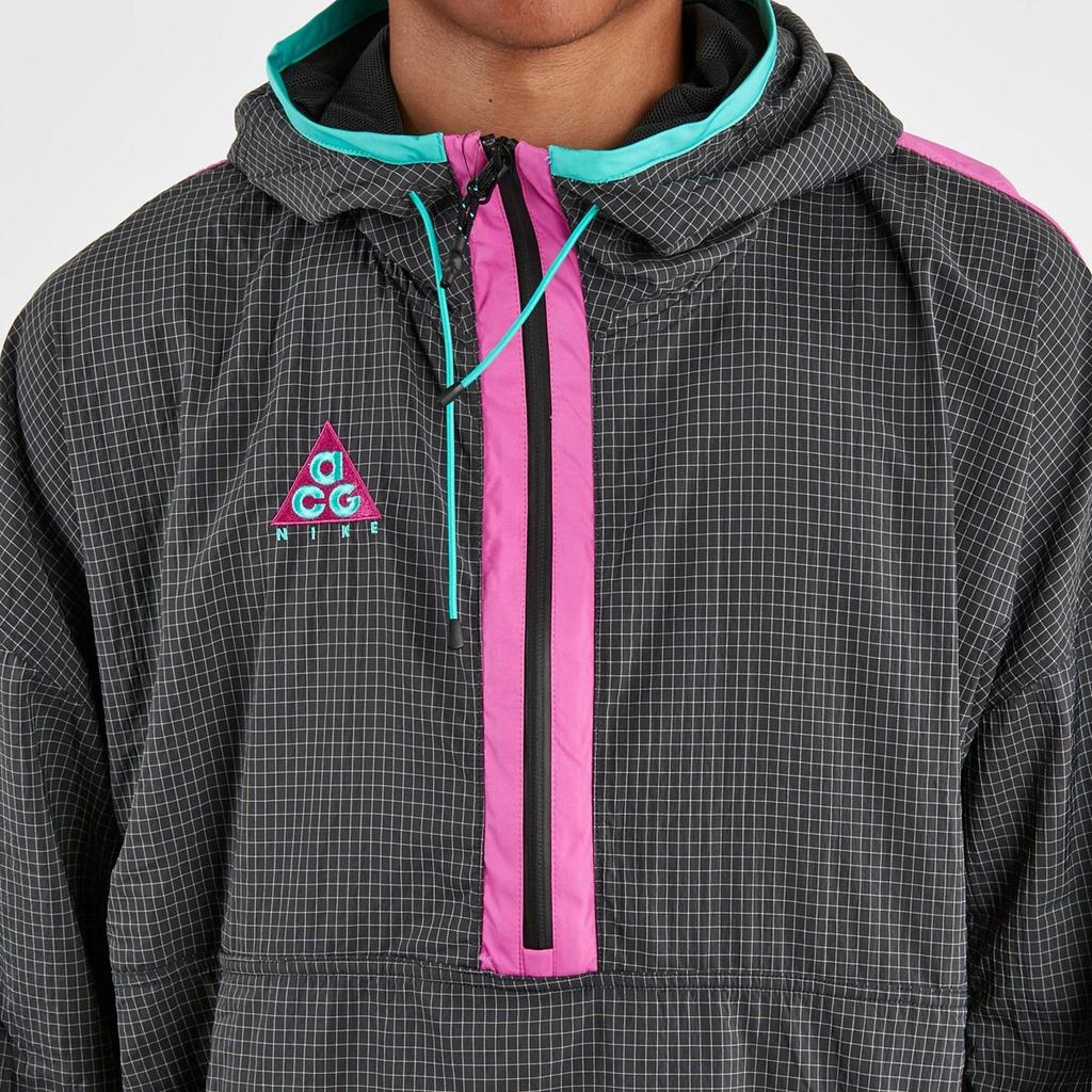 Nike Woven Hooded Long Sleeve Sweatshirt Men Sweatshirts Coal-Gray 931907-060