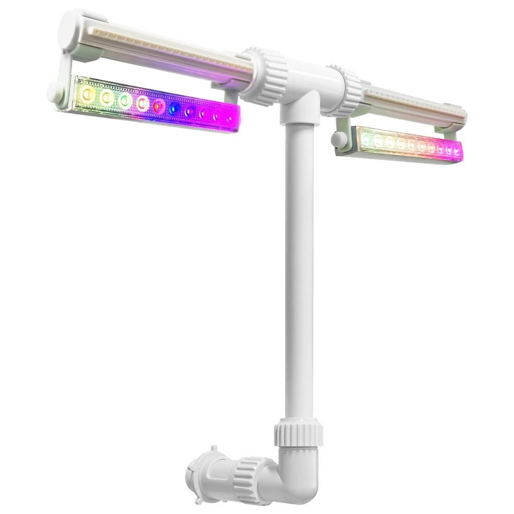 Regulowana fontanna basenowa z kolorowymi światłami LED, pilot zdalnego sterowania, kaskada, zraszacz, USB