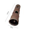 Hot Selling Foldable Suede Cat Tunnel & Teaser Toy