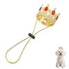 Funny Pet Crown Hat Adjustable Birthday Party Supplies For Dogs Cats Cute Photo Prop Costume Christmas Halloween Holiday Decor