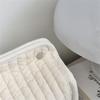 Stylish Striped Fabric Standing Tissue Holder With Removable Designs for Home Office Storage Organization