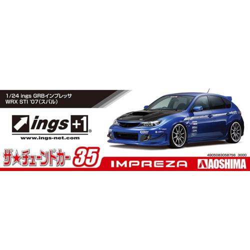 Aoshima Bunka Kyozai (AOSHIMA) 1/24 The Tuned Car Series No. 35 Subaru Ings GRB Impreza WRX STI 2007 Plastic Model