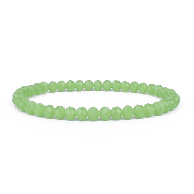Mini Geslepen Kristal Armband Dames Luxe Kralen Dames Armband Mode 6/8mm 41kleur Kristallen Kralen Armband Vriendschap Sieraden