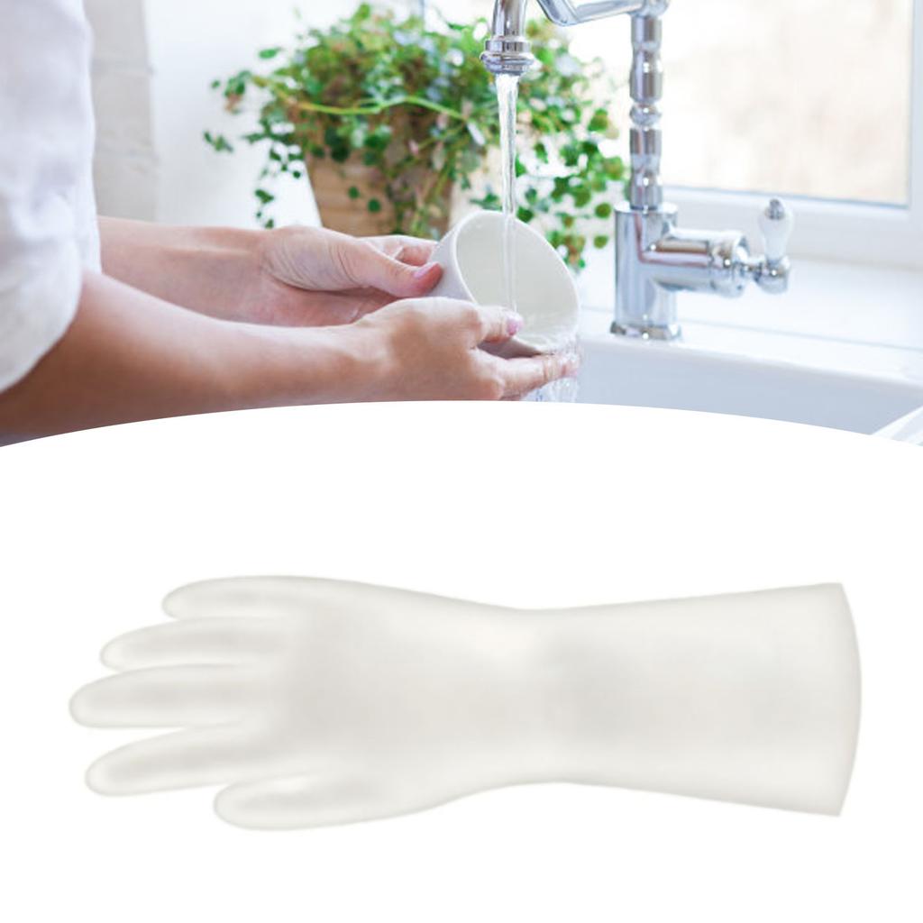 Wiederverwendbare Küchenputzhandschuhe PVC Verdickte Spülhandschuhe Rutschfeste Haushaltshandschuhe