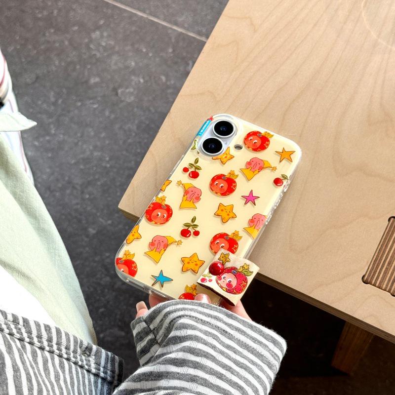 Knitted Cartoon Starman Phone Case for iPhone 13/14 Pro Max