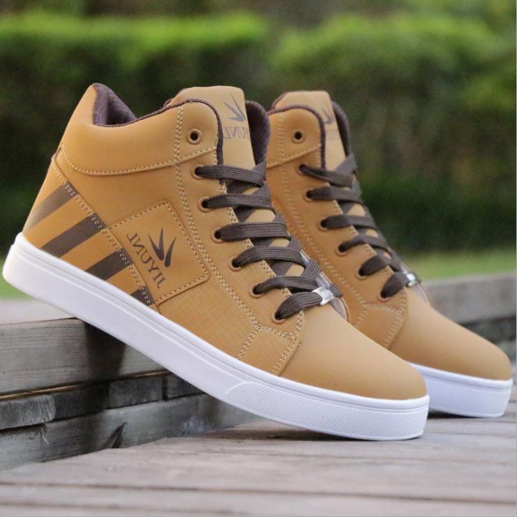 Scarpe da ginnastica alte alla moda con lacci, scarpe sportive basse, traspiranti, casual, da uomo