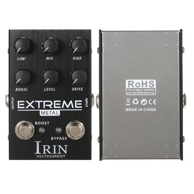 IRIN Distortion Guitar Effect Pedal Portable Guitar Effector with LOW/MID/HIGH Frequency Boost