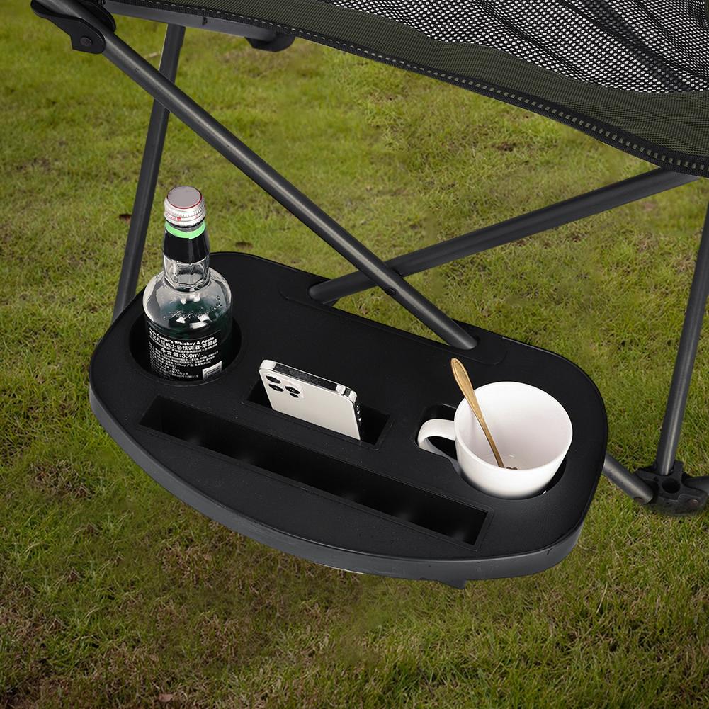 Zero Gravity Chair Tray Cup Holder for Fold Lounge Chair Cup Holder Tray with Mobile Device Slot Snack Tray and Water Cup Slot
