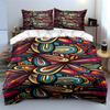 Vibrant Geometric Abstract Bedding Set Bedding Set (1 Duvet Cover, 2 Pillowcases, Duvet Not Included)