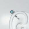 Heart Water Droplet Ear Bone Nail Titanium Steel Earrings For Women Versatile  Earrings Jewelry Accessories Gifts