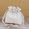 Ins Style High Value Lazy Drawstring Clutch Bag Cosmetic Bag Large Capacity Bundle Storage Bag Portable Travel