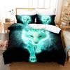 Personality Wolf Bedding Set Single Twin Full Queen King Size Wolf Bed Set Aldult Kid Bedroom Duvetcover Sets 3D Print 032