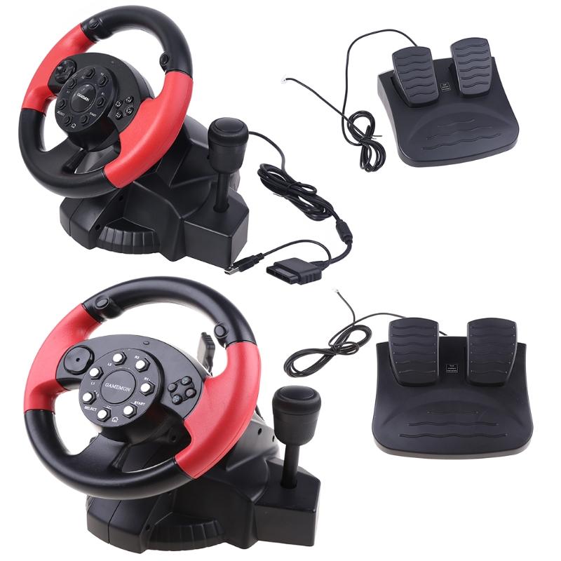 Gaming Steering Wheel Gamepad Racing Game Steering Wheel Dual Motor Vibration For FT33D3 D7 Series PC for  Console