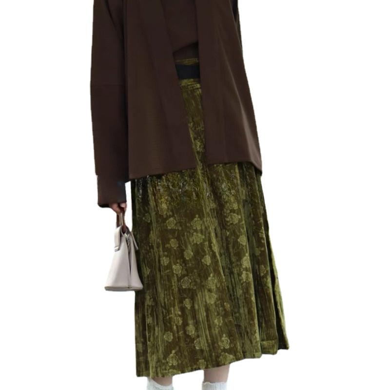 Tkanina Żakardowa Aksamitna Brokatowa z Motywem Kwiatu Róży na Metr, Tkanina Wytłaczana do Szycia DIY Spódnicy, Cheongsamu, Odzieży, Szerokość 135cm