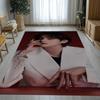 Kim Tae Hyung V Kpop B-BTS Living Room Non-Slip Area Rug Soft Carpet for Bedroom Kids Playroom Sofa,Home Decor Doormat Gift