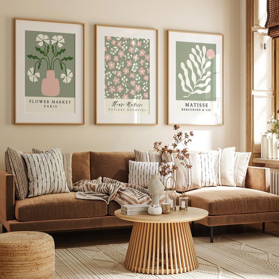 Matisse Vase Leaf Wall Art Posters Canvas Decorative Printing Abstract Prints Nordic Mural Living Room Home Decoration Pictures