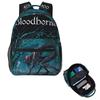 Game Bloodborne Student Backpack School Bag Hiking Travel Daypack for Men Women Fashion Bookbag Shoulder Bags