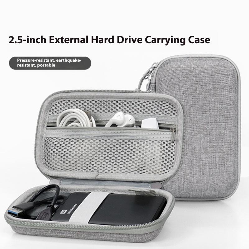 Mobile Phone Charging Adapter Protective Bag Hard Disk for M.2 Hard Drive Earphone Data Line Storage Case