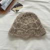 Early Autumn Temperament Model - Including Wool Wool Hat Knitted Warm Bucket Hat Bag Head Basin Hat Women'S Niche Ins Retro