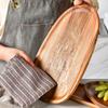 WOOD Dishes Snack Fruit Dessert Serving Tray Dessert Dishes