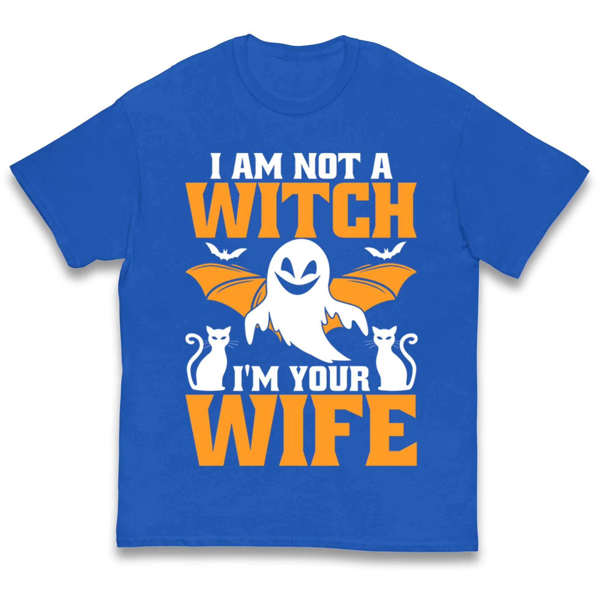 Im Not A Witch Im Your Wife Halloween Kids T Shirt 110