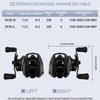 2026 New Fishing Reel 7.1:1 6+1BB DC Electronic Brake Baitcasting Reel Anti Backlash Smart Cast 6KG Drag 168g Lightweight Long Distance Lure Fishing
