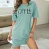 Casual Loose Versatile Women's Clothing Fashion Printing Simple Casual Dresses
