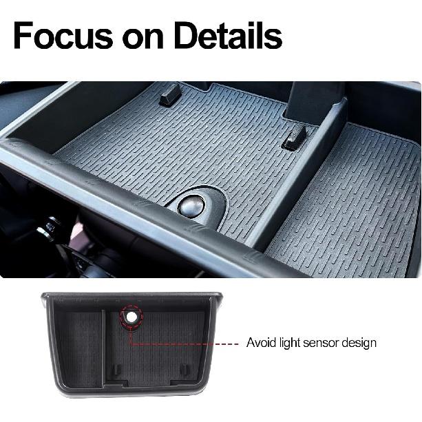 Smabee Car Dashboard Tray For Xpeng G9 Center Console Hidden Storage Box Behind