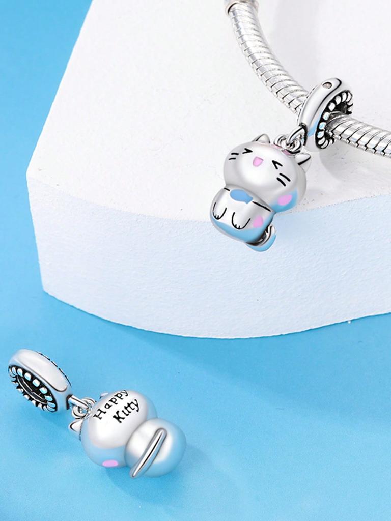 Copper Colors Cute Animals Pandas Elephantsbeads Charm Pendant For Original Bracelet For Women Diy Jewelry Love Gift