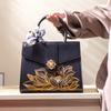 2025 Spring New Niche Handbag, New Chinese Style Embroidery, High-End Mom Bag, Single Shoulder Crossbody Tote Bag for Women