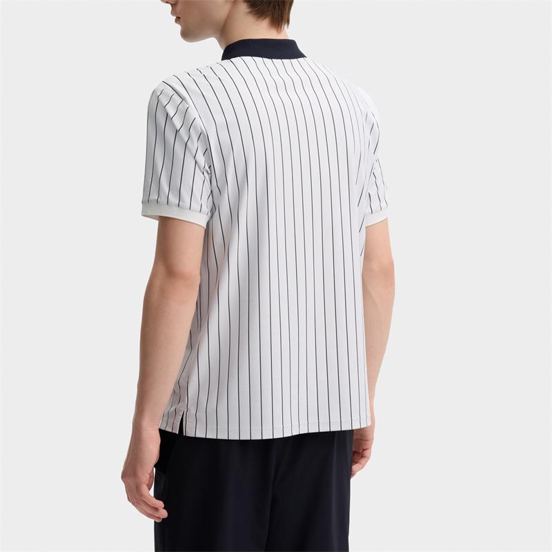 New FILA Polo Shirts Men's Cloud White F11M437102FWT