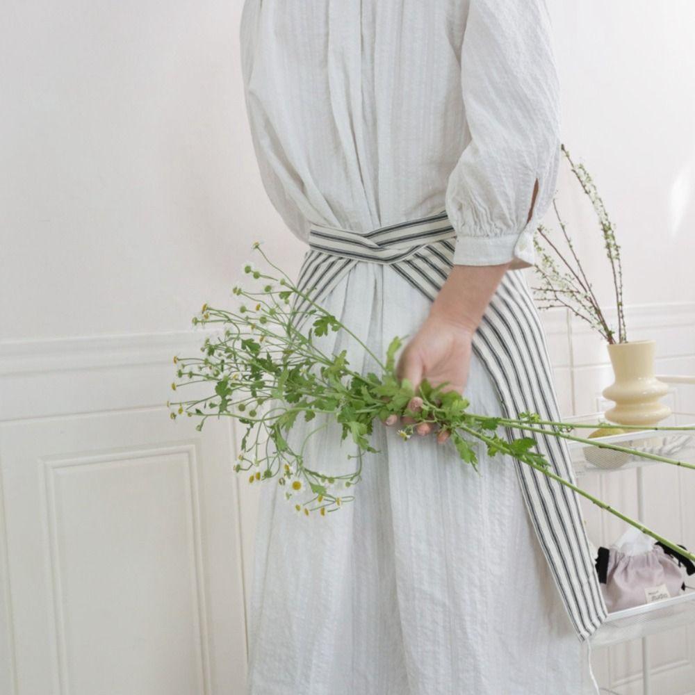 Anti Fouling Waist Apron Elegant Cafes Apron Home Use Cooking Half Apron  Restaurant