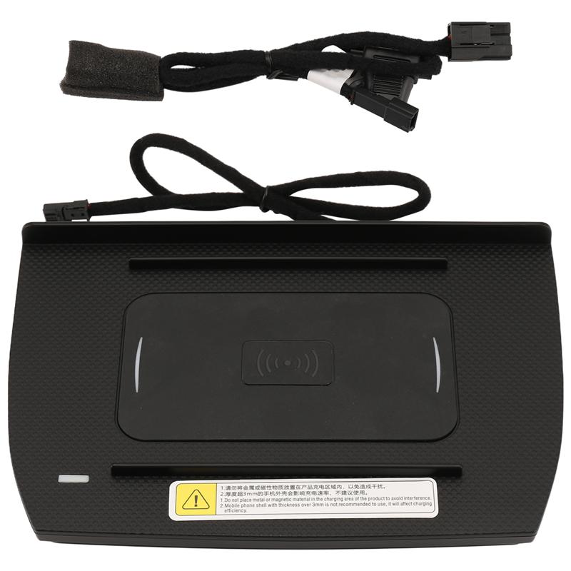 Plain 15W For Qi Wireless Charging Phone Charger Fast Charging Plate Panel Storage Box For Honda Civic 10Th MK10 2016-2020