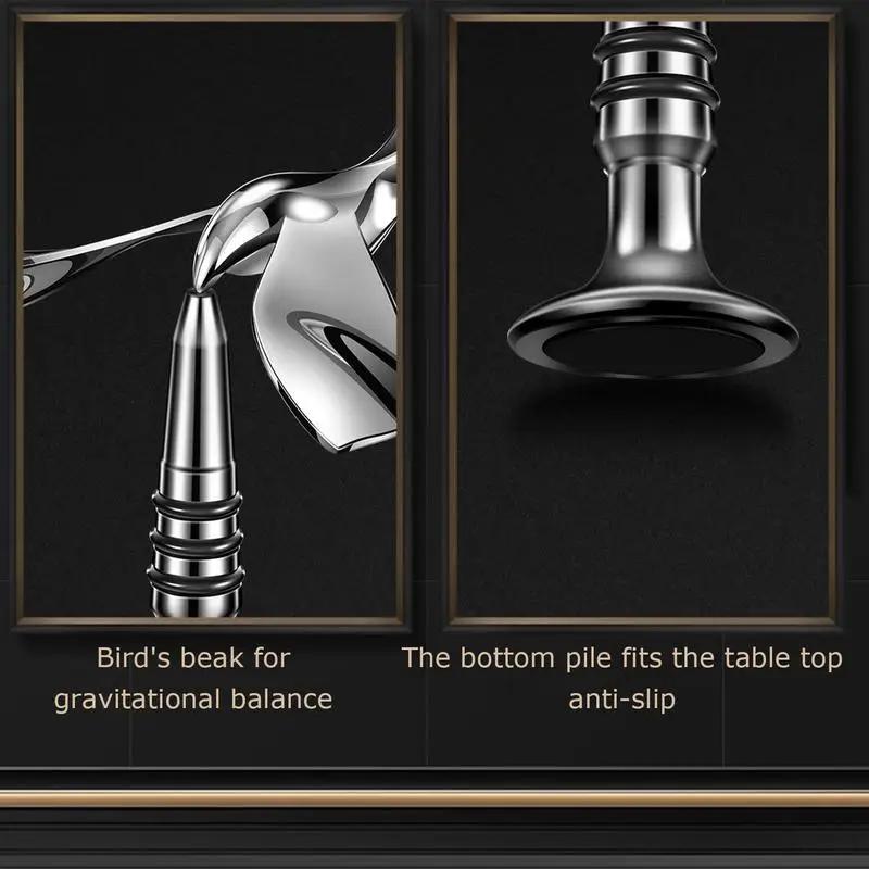 Bottle Opener For Beer Balancing Bird Drinks Bottle Opener Tool Zinc Alloy Bottle Opener Tabletop Decoration Bottle Opener For