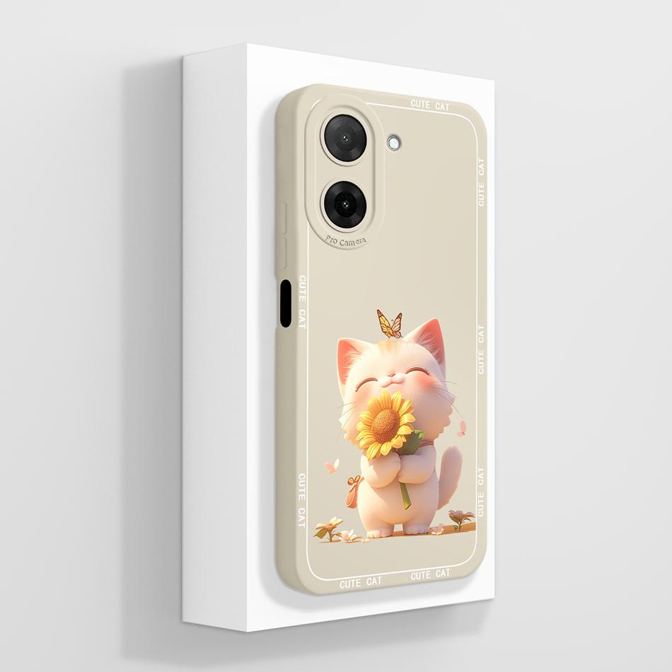 Phone Case For Redmi A5 4G Cute Creative Full Protection Funda For RedmiA5 Soft Liquid Silicone Lightweight Anti Slip Shell Capa
