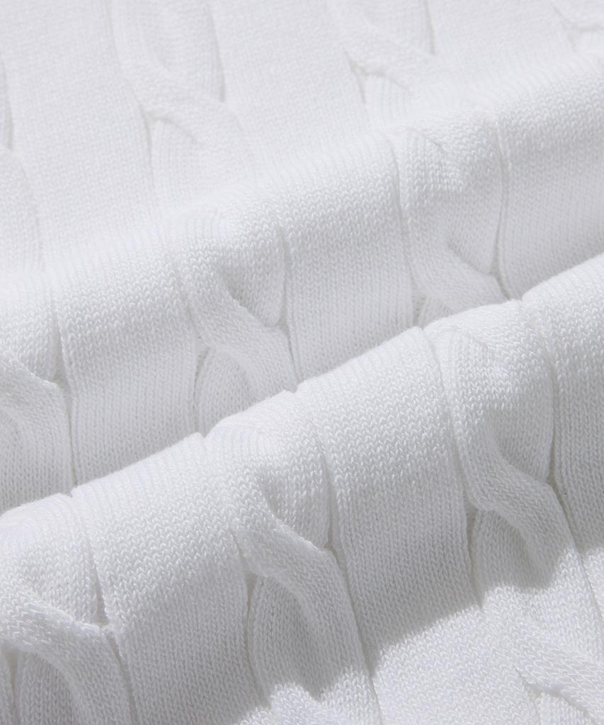 STCO Diems Cable Collar Knit Ivory (Classic Fit)_Dktwb64Csi