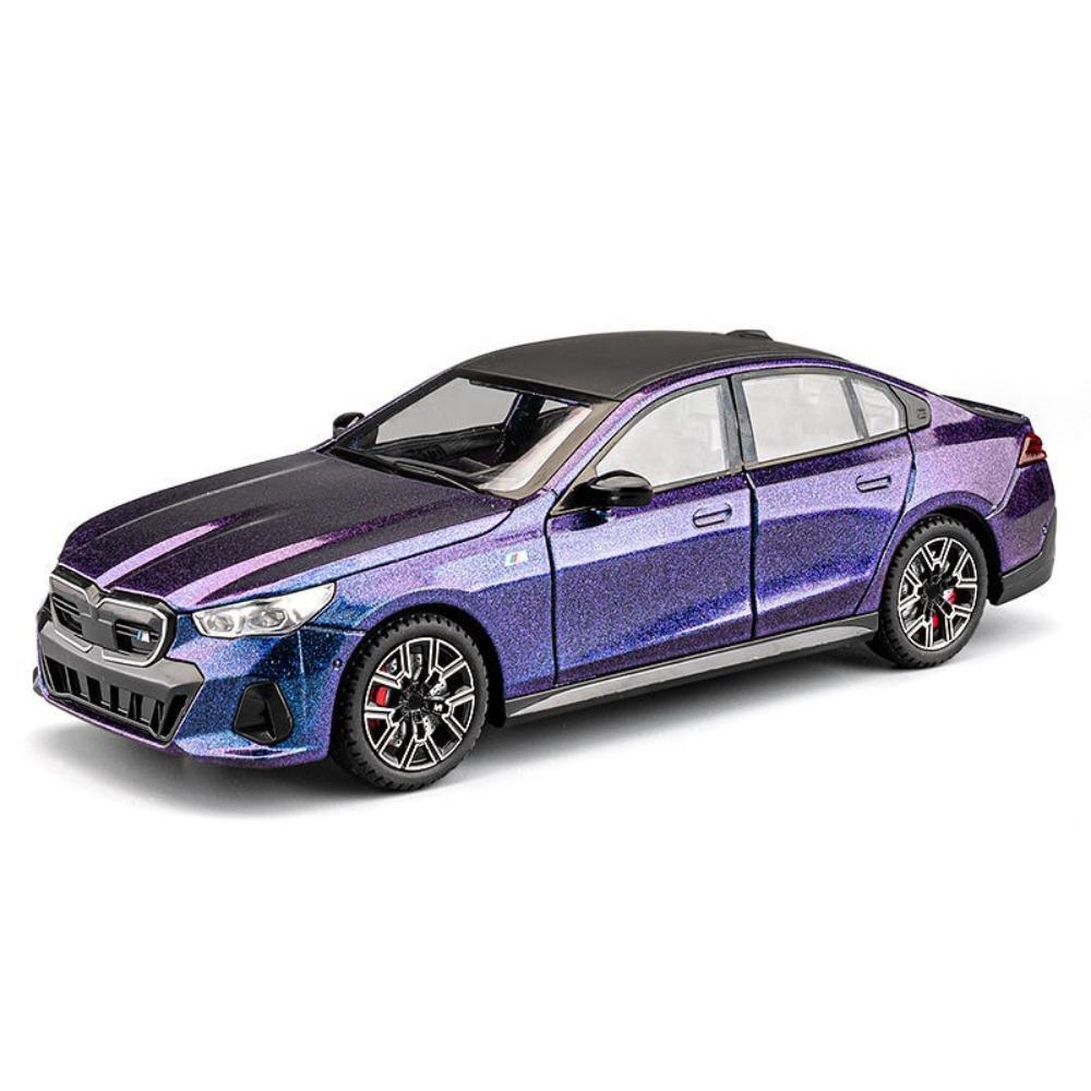 New 1/24 BMW I5 M50 Supercar Alloy Model Car Toy Diecasts Metal Casting Sound and Light Car Toys For Children Vehicle