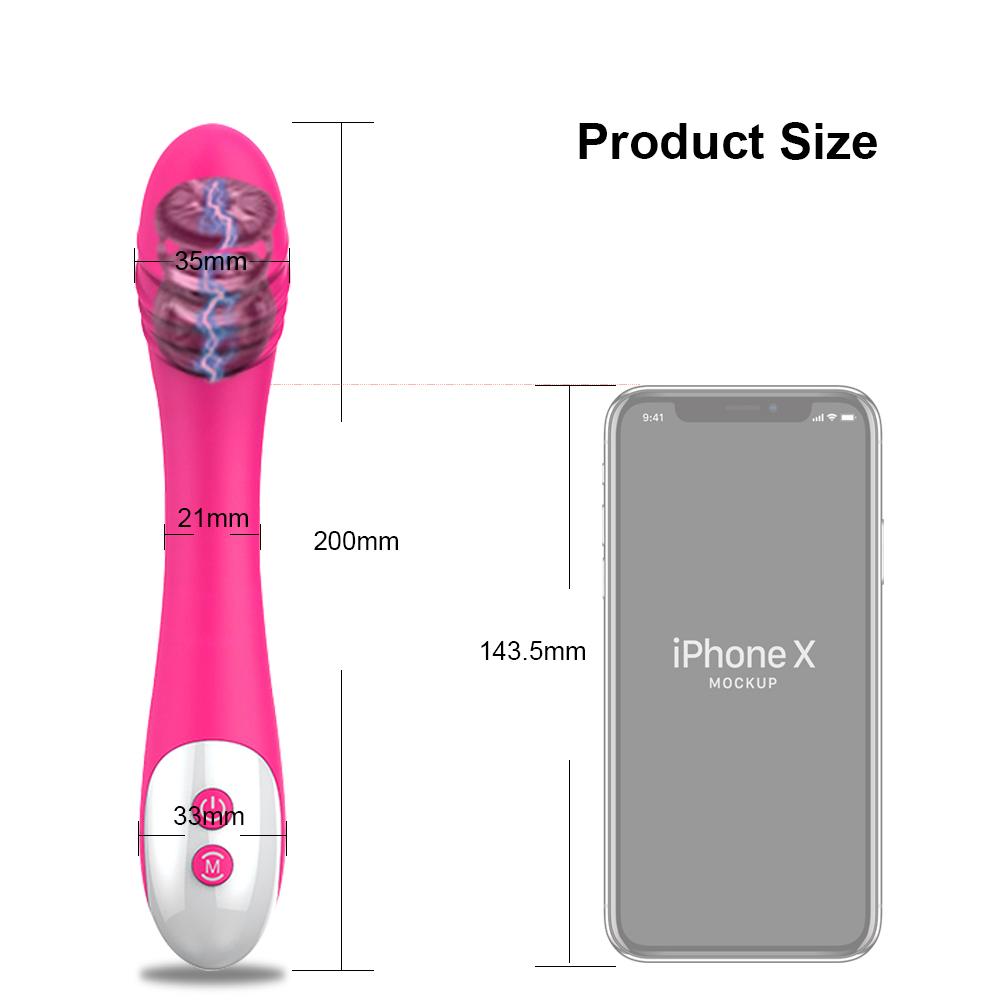 Powerful G-Spot Dildo Vibrator Soft Silicone Female Vagina Clitoris Stimulator Massager Masturbator Sex Toys For Adults 18