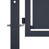 Portail de jardin - VIDAXL - Acier - 400 x 175 cm - Anthracite - Battant