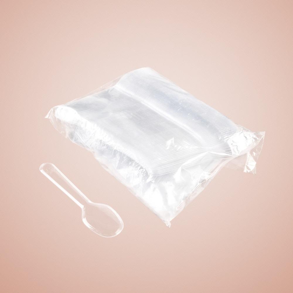 

200 шт. Пластикова ложка для морозива Одноразові дегустаційні ложки Ложка для десерту Желе Пудинг