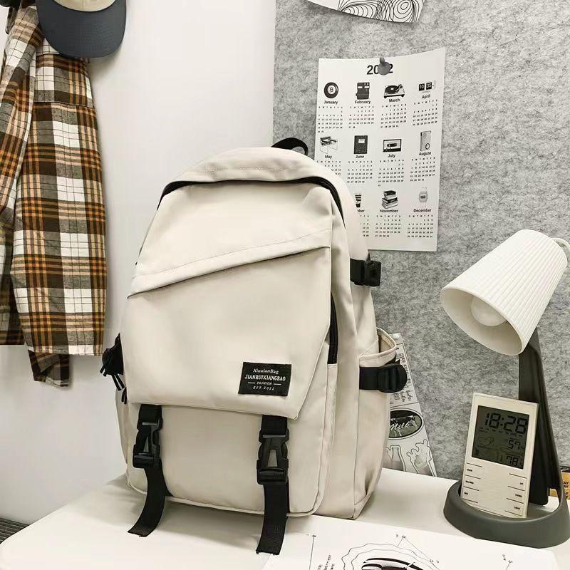 Schoolbag Computer Backpack Men's and Women's Simple Versatile Large Capacity Leisure Travel Backpack Junior High School Student School Bag