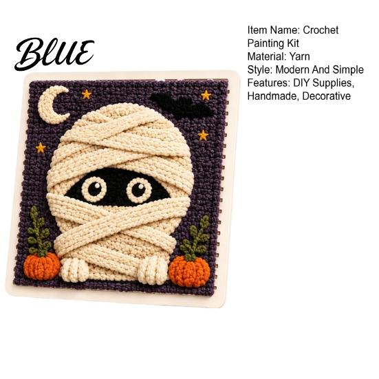 DIY Crochet Decoration for Decoration Kit Halloween Weaving Painting Set Fabric Christmas Kit Beginner Handmade