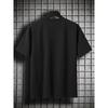 European sizes Large Men's Casual Short Sleeved T-shirt Men's Summer Simple Plus Plus Large T-shirt, PLUS SIZE